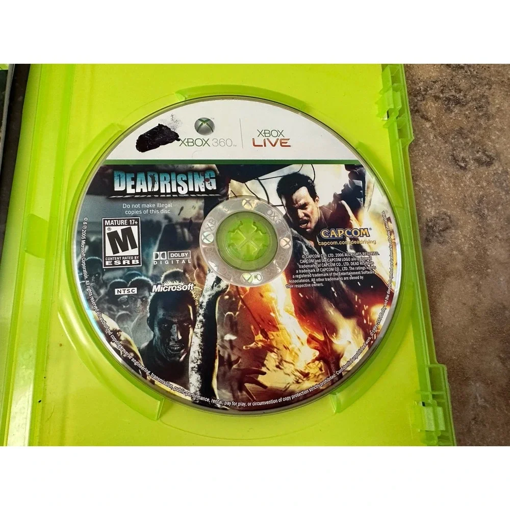 Dead Rising Microsoft Xbox 360-2006 With Manuel
